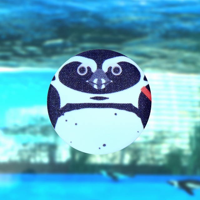 【いきもーる限定販売】とり缶ばっち ケープペンギン