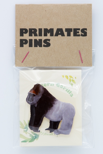 PRIMATESPINS（ニシゴリラ）／￥900（税込）